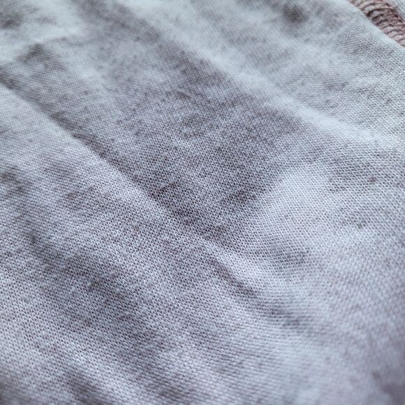 Retired 2009 Love Pink Lightweight Zip Up Hoodie Cotton Blend Pale Pink Blue XS - Picture 8 of 9